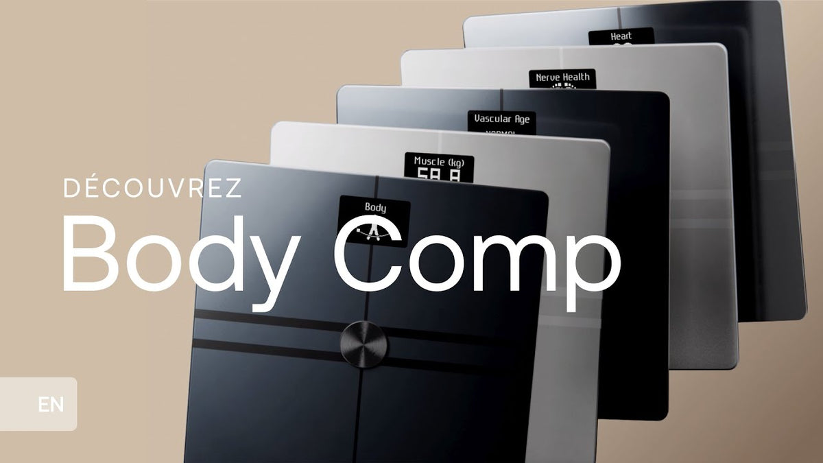 Charger la vidéo : Balance Body Comp Connectée Intelligente - Check-up puissant - Deux coloris - Withings