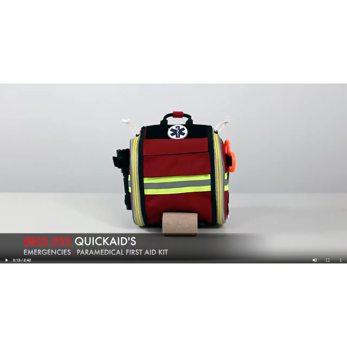 Charger la vidéo : Sacoche Urgence Emergency - QUICKAID - 2 coloris - Elite Bags