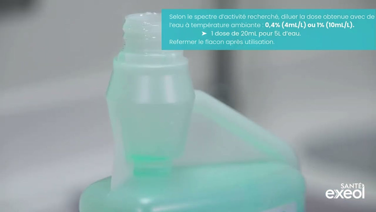 Charger la vidéo : Exeol Sept E2 - Détergent désinfectant enzymatique pH neutre - Sodel