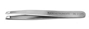 Pince à épiler oblique - Longueur : 9,5 cm - Tranchant : 3 mm - Ruck
