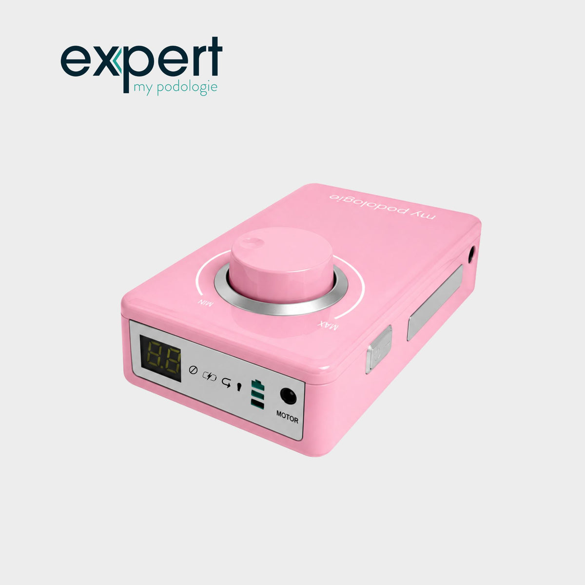 Micromoteur portable PODO38S - Rose - 30 000 tr/min - Avec pièce à main démontable - My Médical
