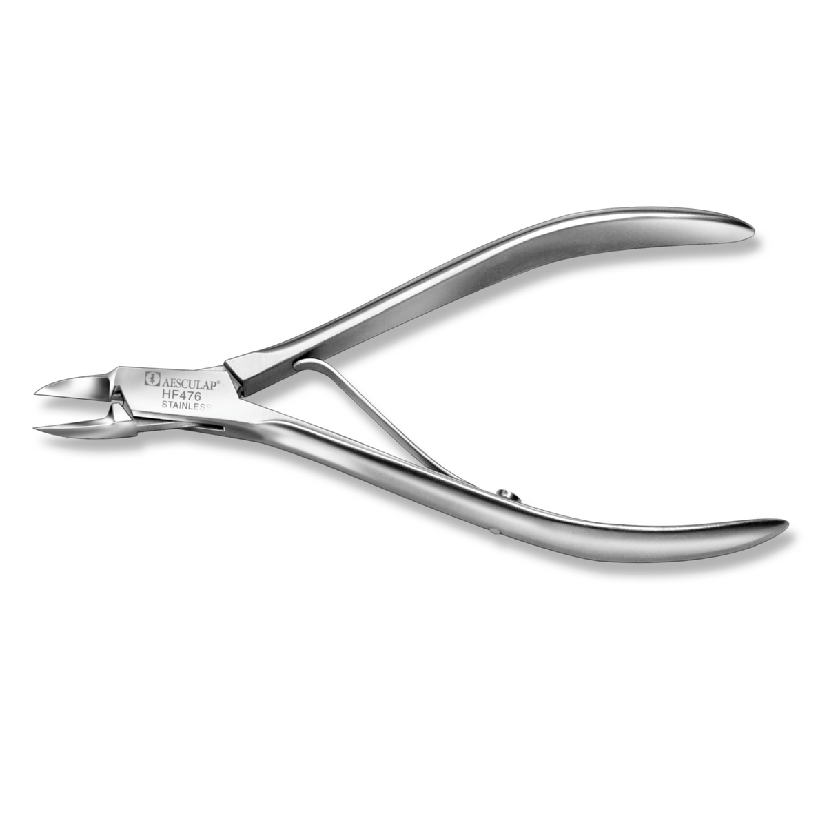 Pince à ongles - Coupe droite pointue - Mors plats - 11,5 cm - Aesculap - HF476