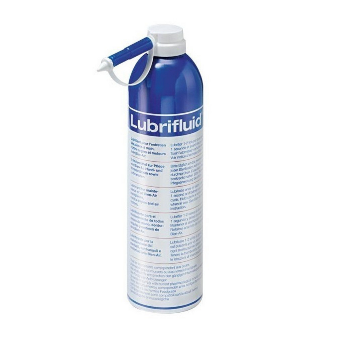 Bombe lubrifiante pour micromoteurs, pièces à mains, contre angles et turbines - Utilisation interne - 500ml - Bien Air
