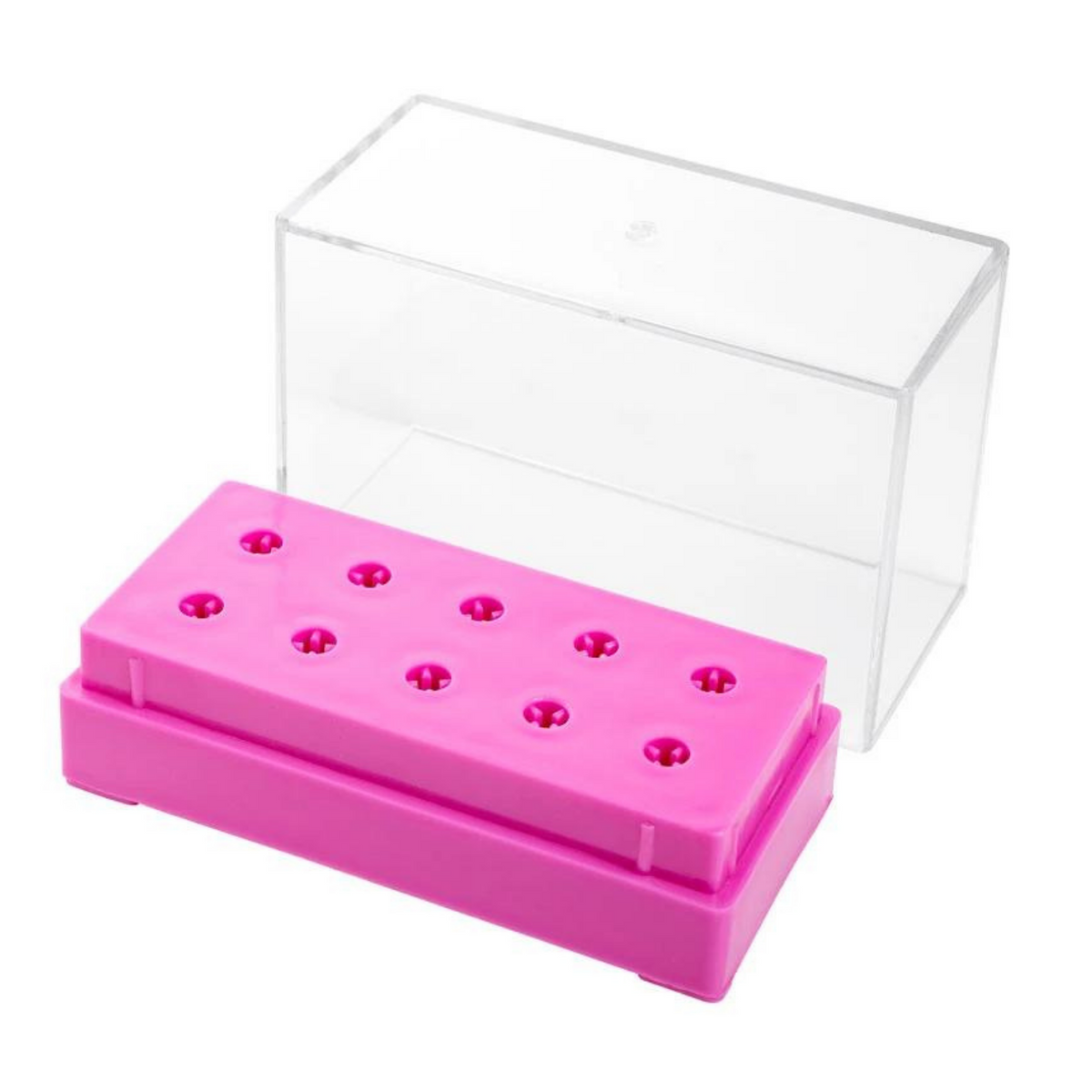 Boite de rangement porte fraises - 10 trous - Blanc ou Rose