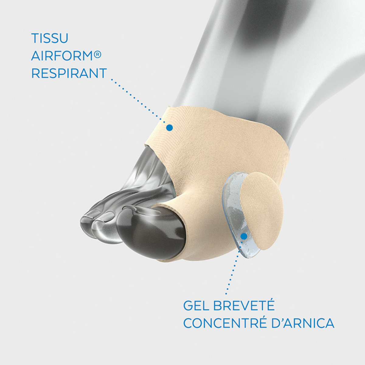 Hallux Valgus - Protection gel Arnica - Poderm Professional