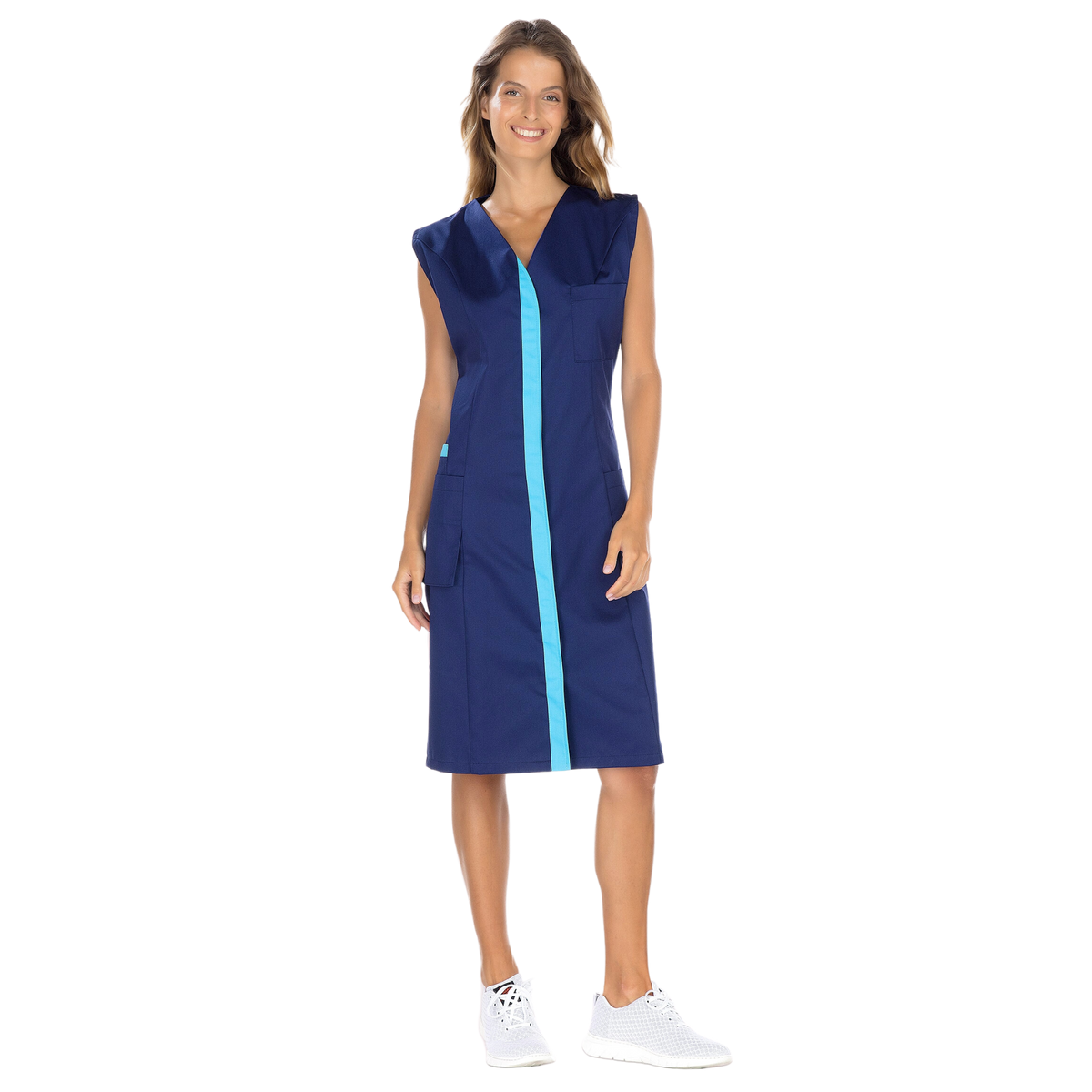Madison - Blouse longue - 3 types de manches - Femme - 100 cm