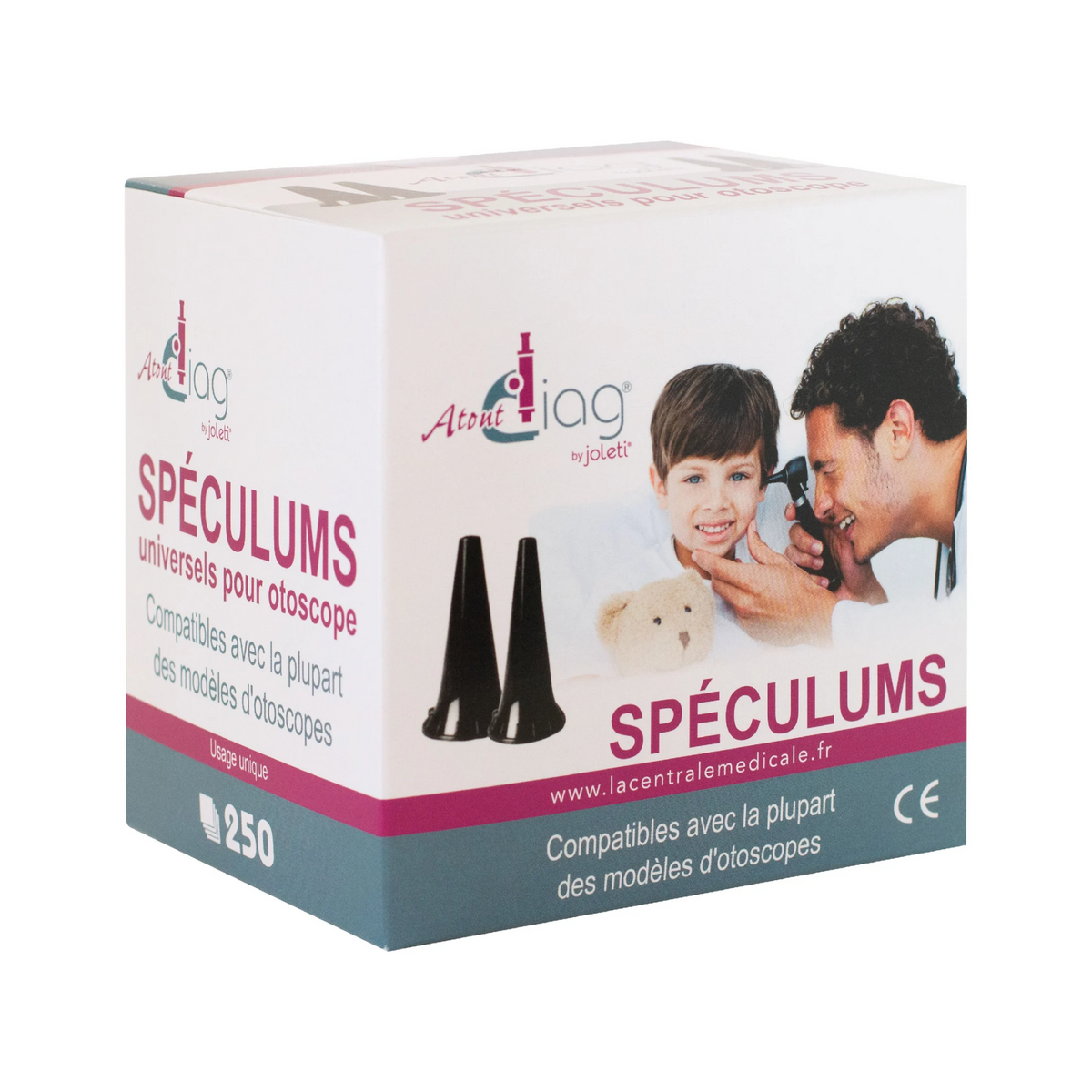 Speculum Auriculaire Usage Unique (plusieurs options) - JOLETI - My Médical