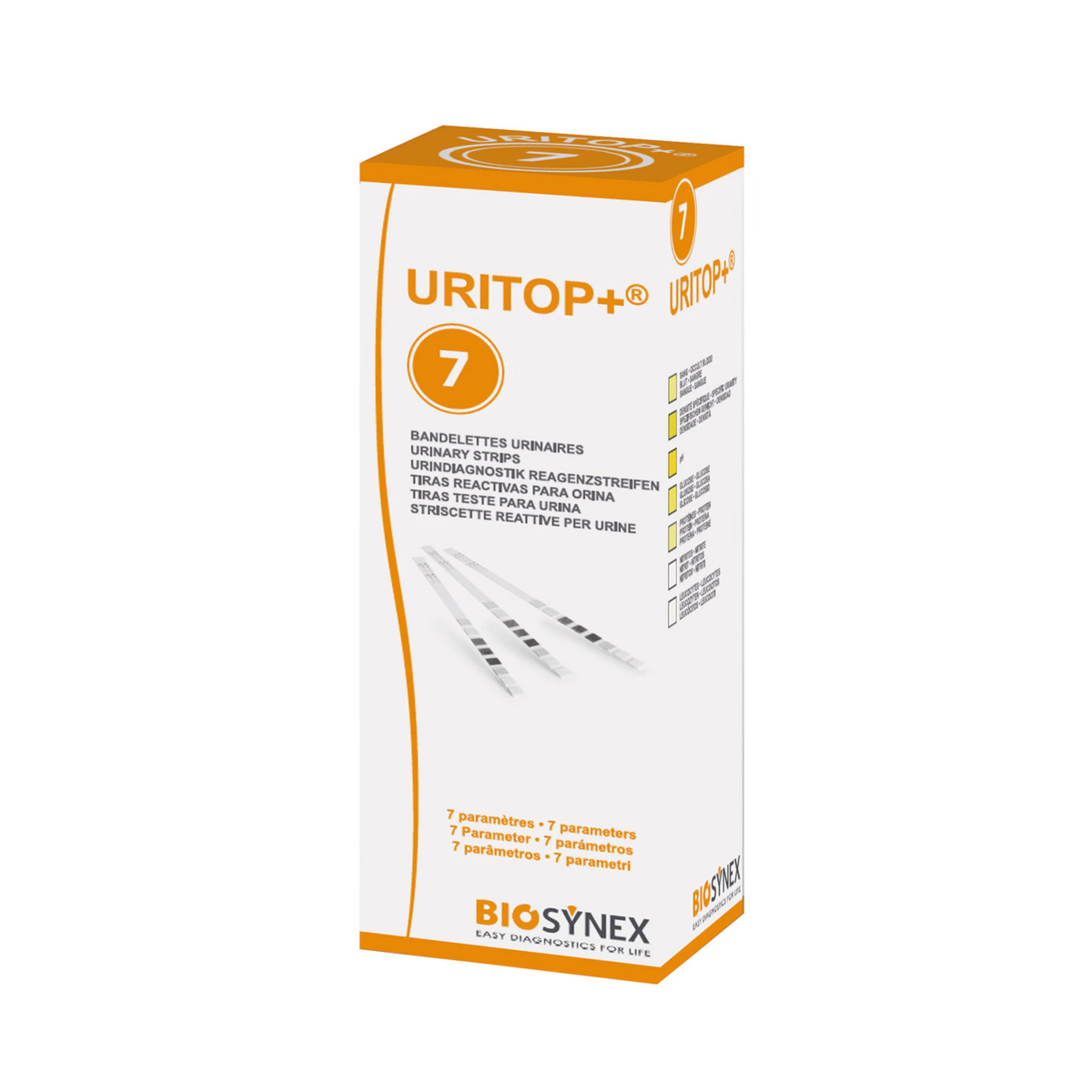 Bandelette d'analyse urinaire Uritop ® +  -  BIOSYNEX - My Médical