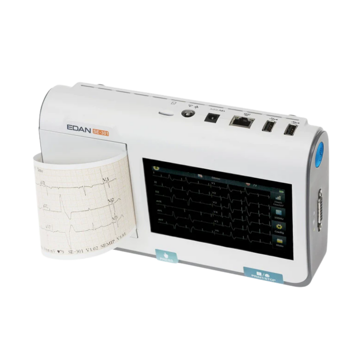 Électrocardiographe 3 Pistes Tactile SE-301 - EDAN - My Médical