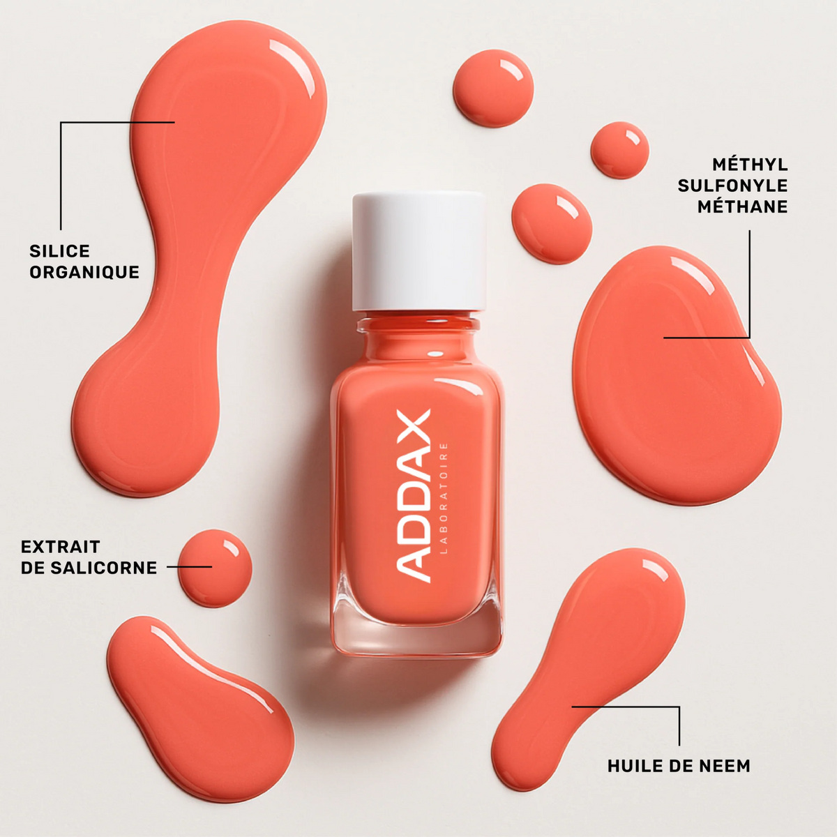 AIRCOLOR® - Vernis Soin Respirant - Plusieurs Coloris - 11 ml - Laboratoire Addax - My Médical