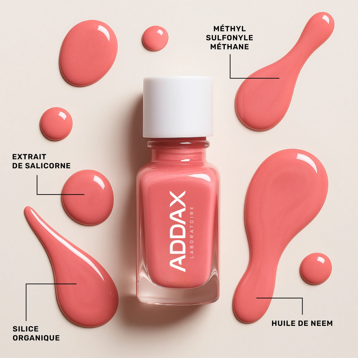 AIRCOLOR® - Vernis Soin Respirant - Plusieurs Coloris - 11 ml - Laboratoire Addax - My Médical