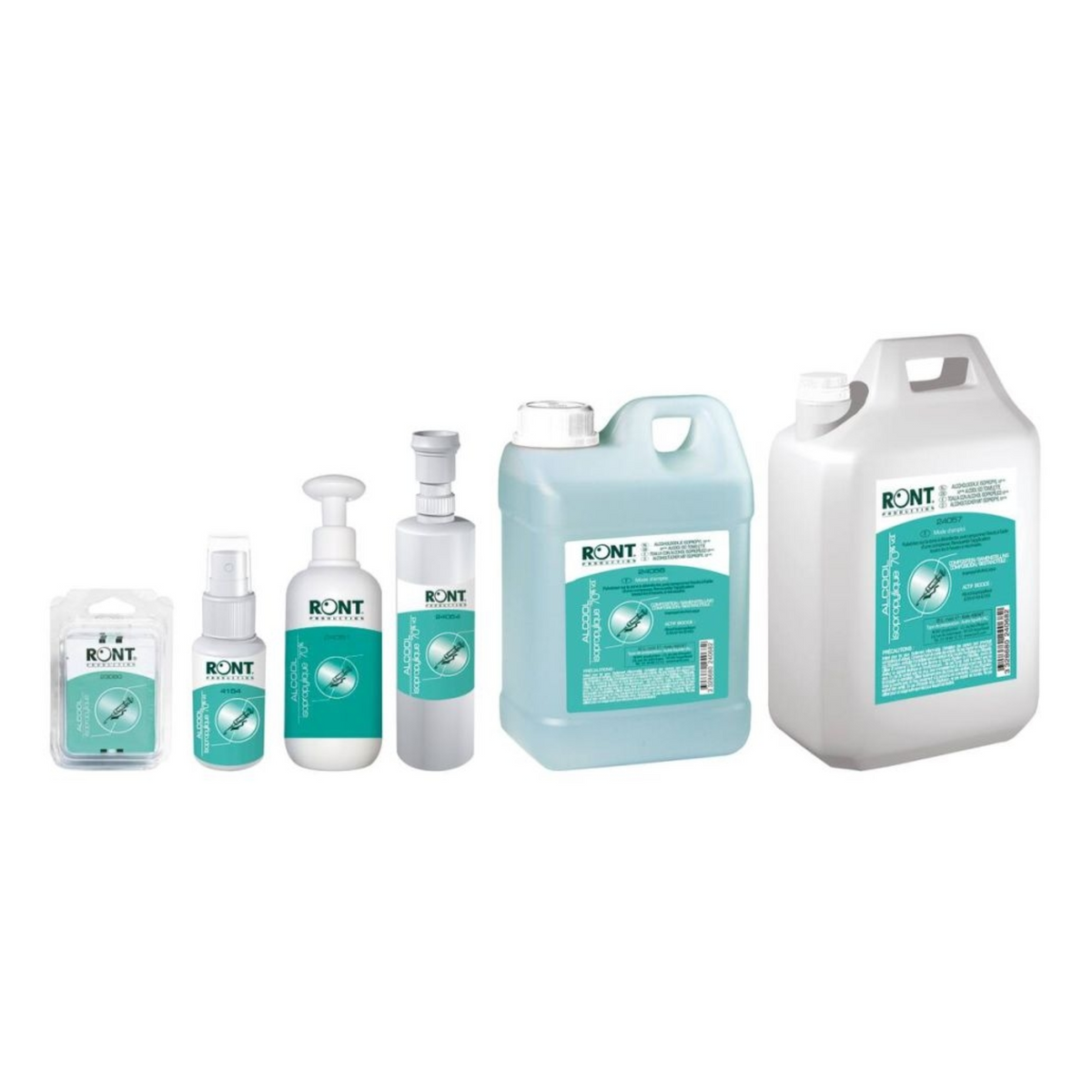 Alcool 70° Isopropylique - 3 contenances disponibles - Ront - My Médical