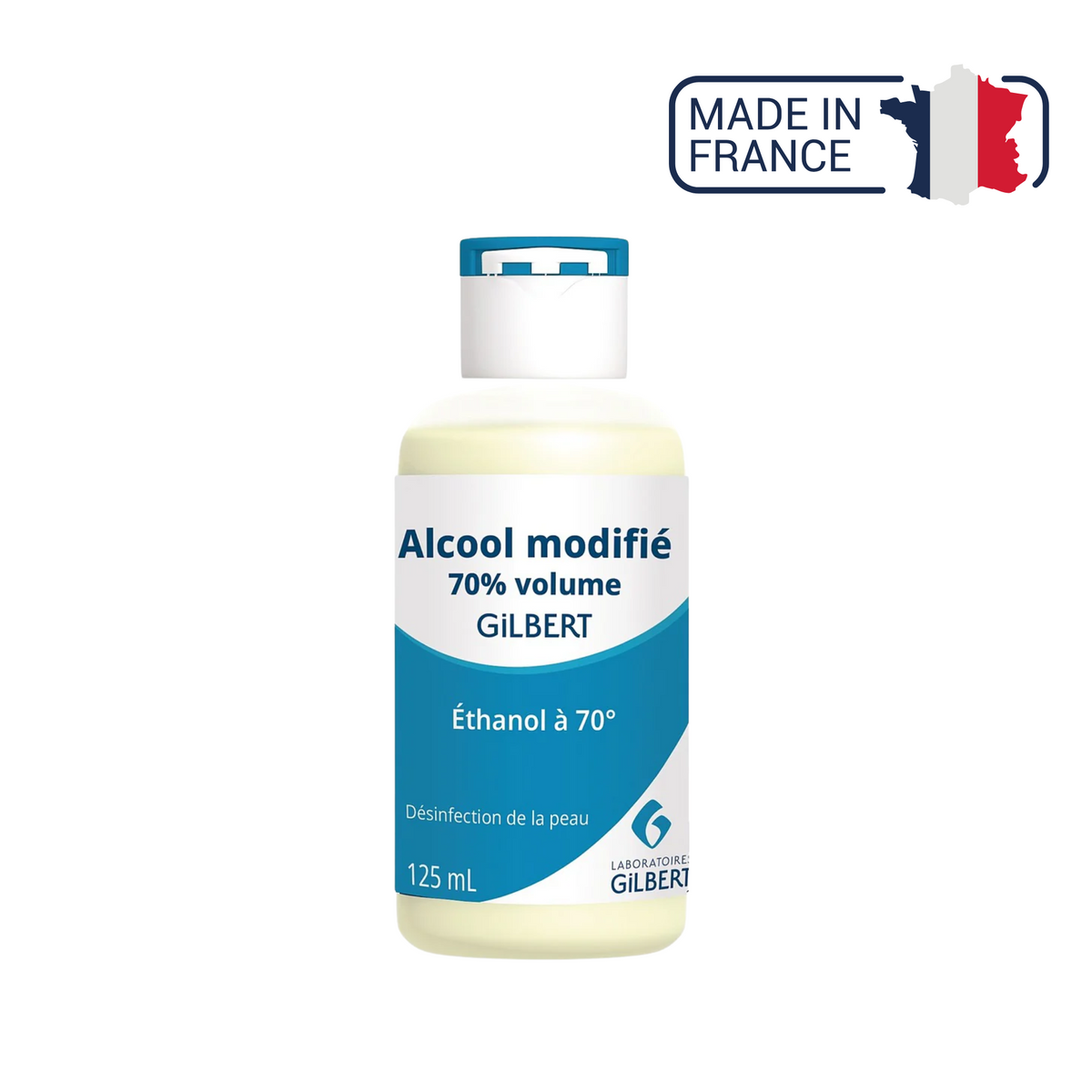 Alcool modifié 70° volume - 5 contenances - Laboratoires Gilbert - My Médical