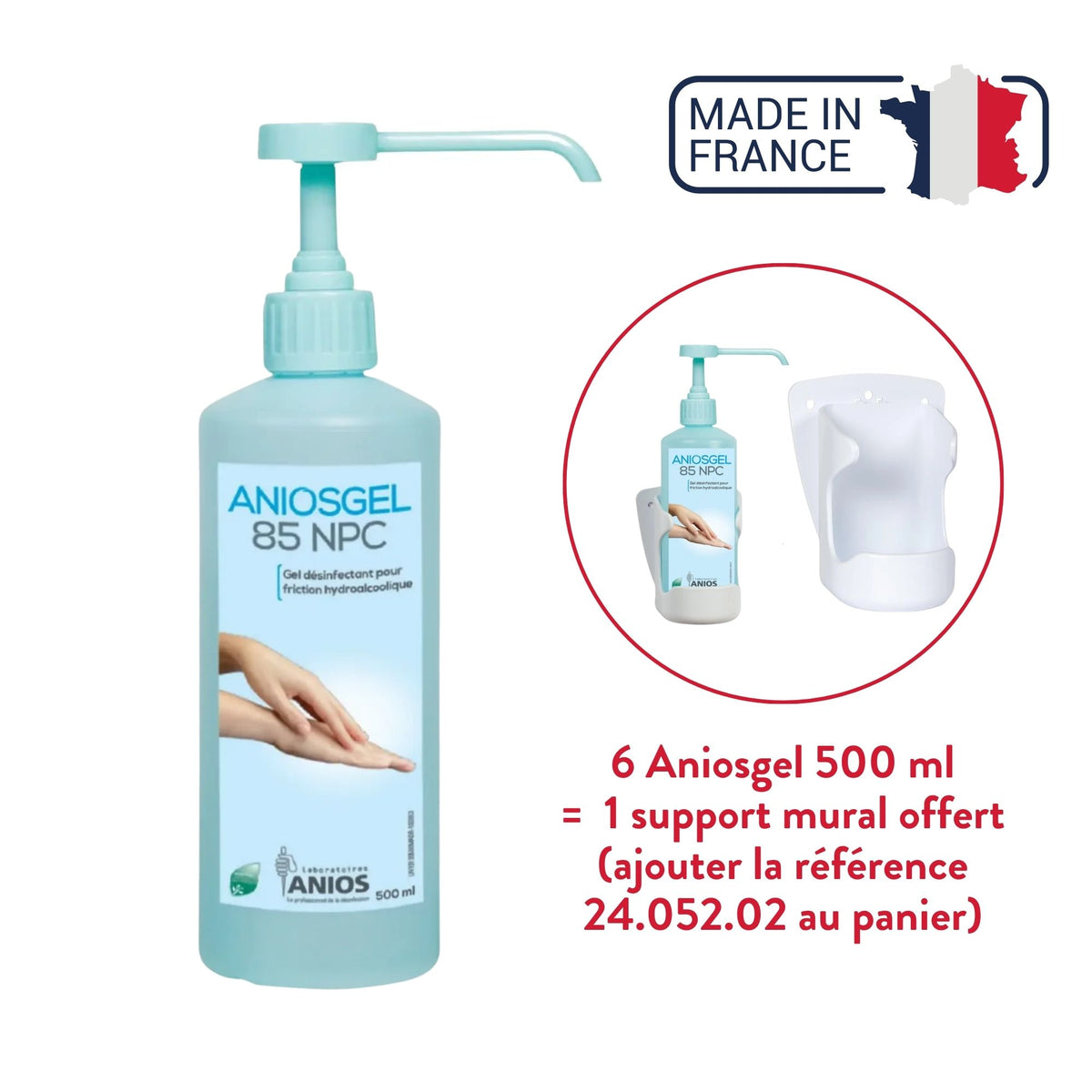 Aniosgel 85 NPC - Gel desinfectante para fricciones hidroalcohólicas - Anios