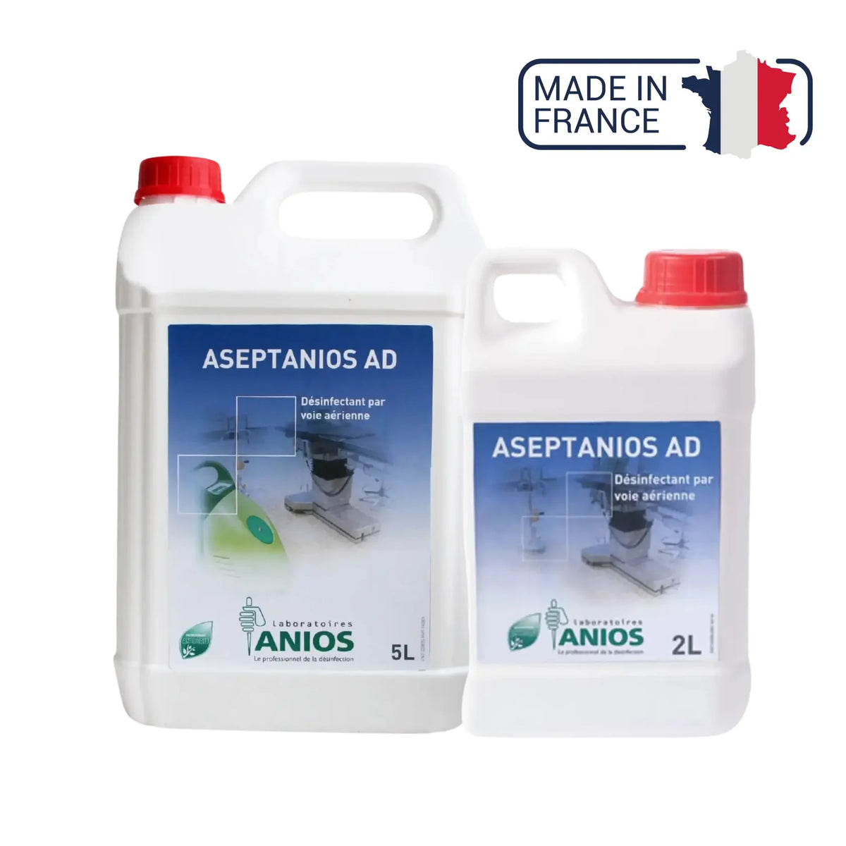 Aseptanios AD - Désinfection par voie aérienne - 2L ou 5L - Anios - My Médical
