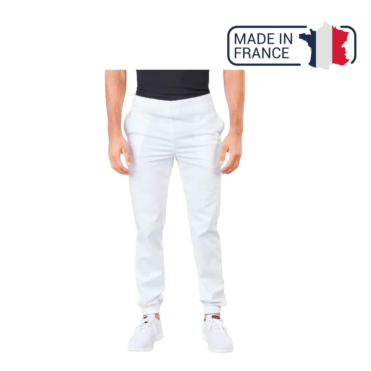 Athéna - Pantalon médical - Mixte - Ceinture élastique - 2 poches - Phirejo - My Médical