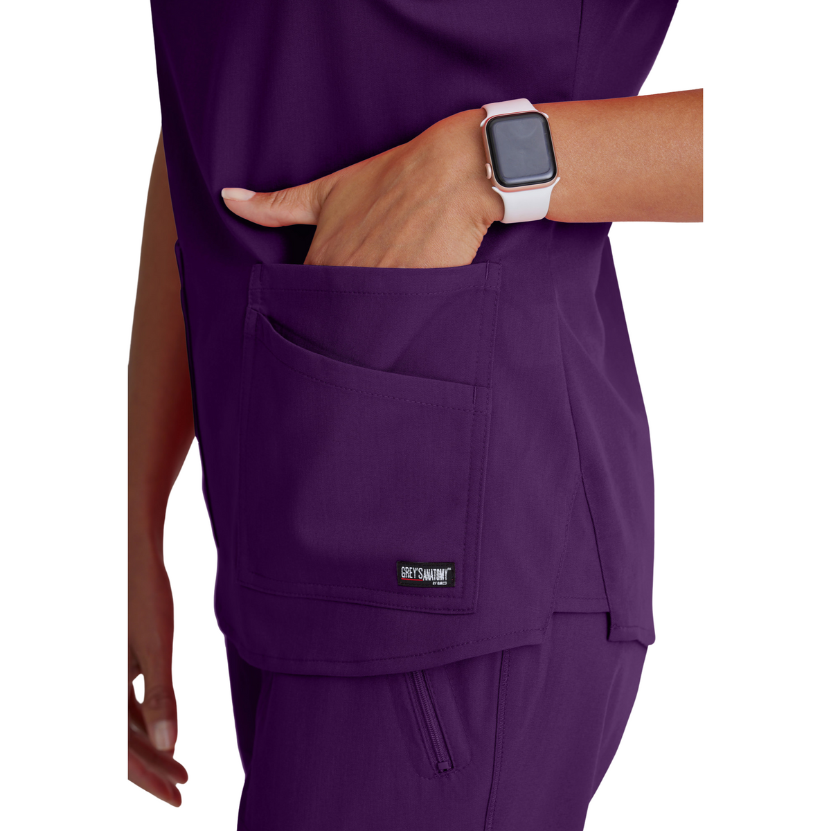 Aura - Tunique col V - Femme - Grey’s Anatomy Stretch GREYS ANATOMY STRETCH