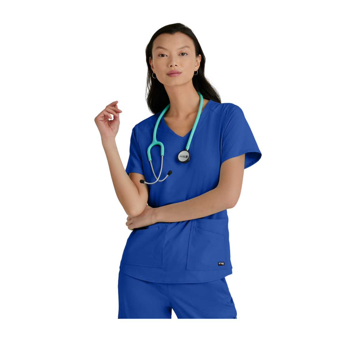 Aura - Tunique col V - Femme - Grey’s Anatomy Stretch GREYS ANATOMY STRETCH