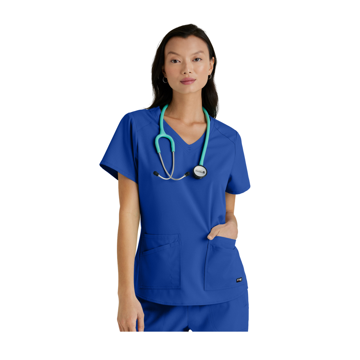 Aura - Tunique col V - Femme - Grey’s Anatomy Stretch GREYS ANATOMY STRETCH