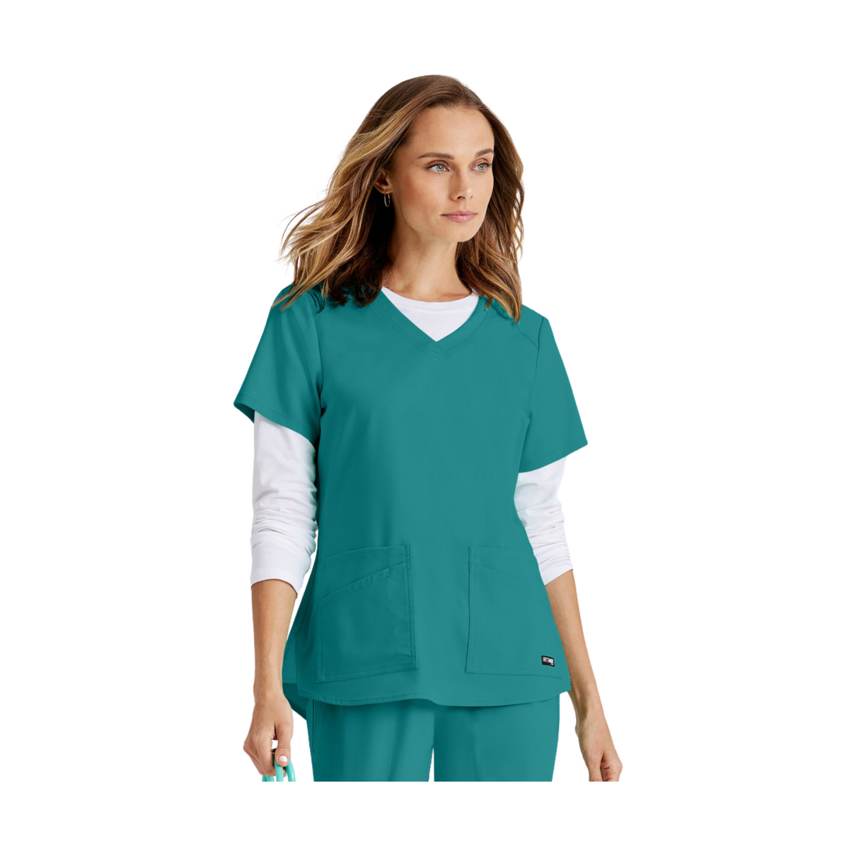 Aura - Tunique col V - Femme - Grey’s Anatomy Stretch GREYS ANATOMY STRETCH