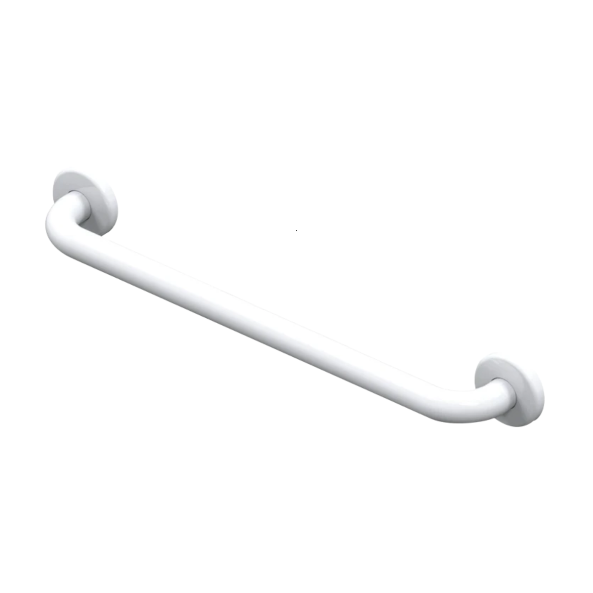White Epoxy Grab Bar - 3 dimensions - AKW