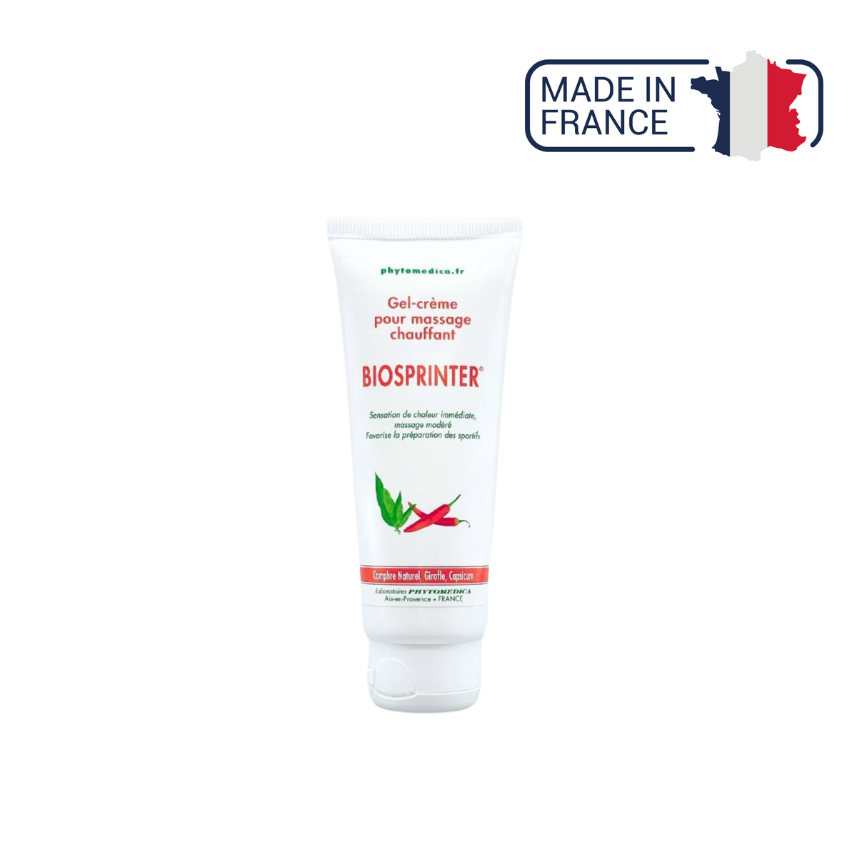 Biosprinter ® - Crème massage chauffant - 2 contenances - Phytomedica - My Médical