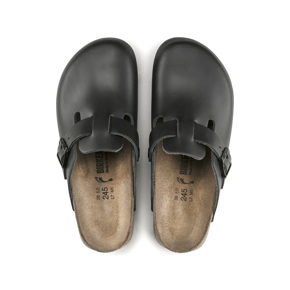Boston Super Grip - Sabot Cuir naturel - Birkenstock Birkenstock 