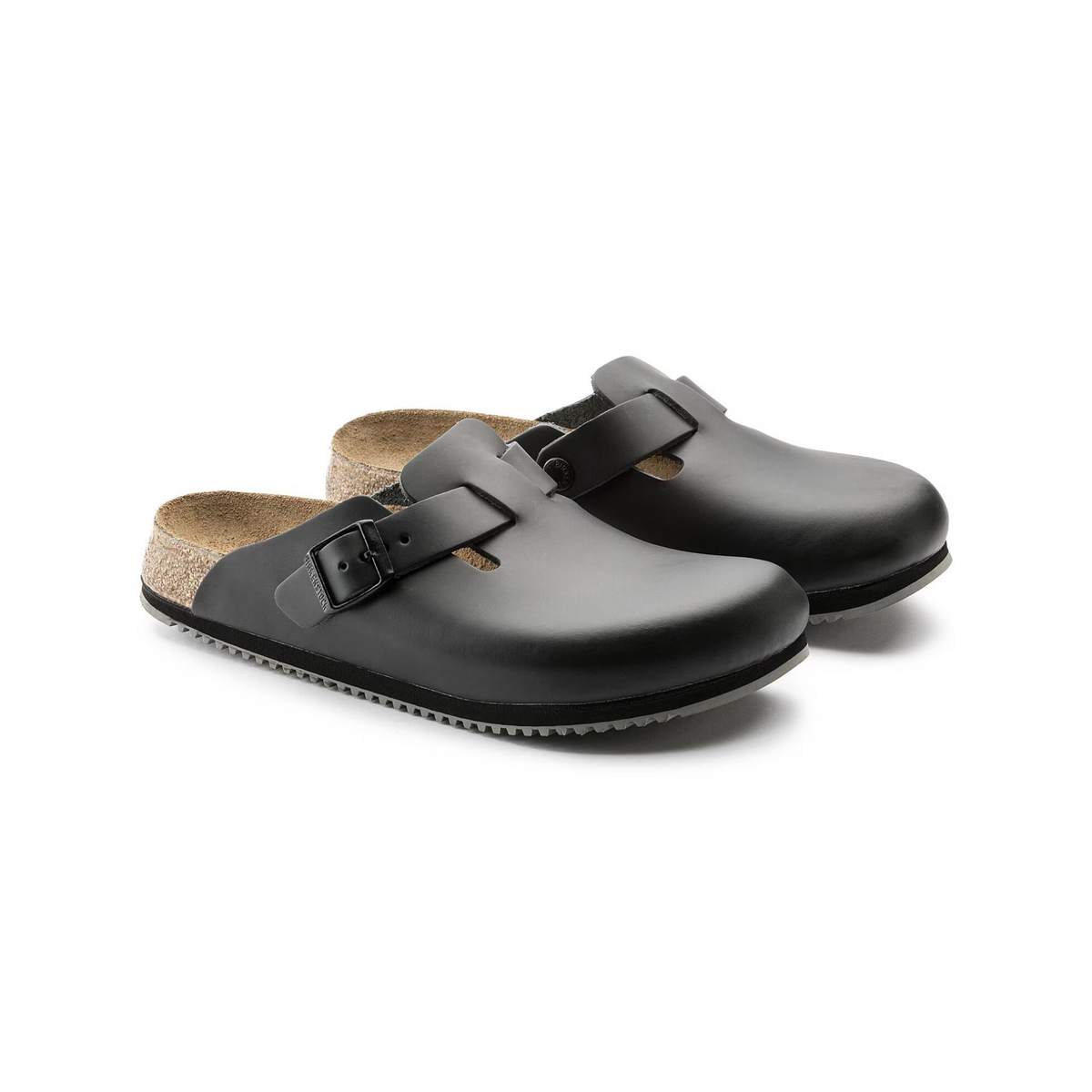 Boston Super Grip - Sabot Cuir naturel - Birkenstock Birkenstock 