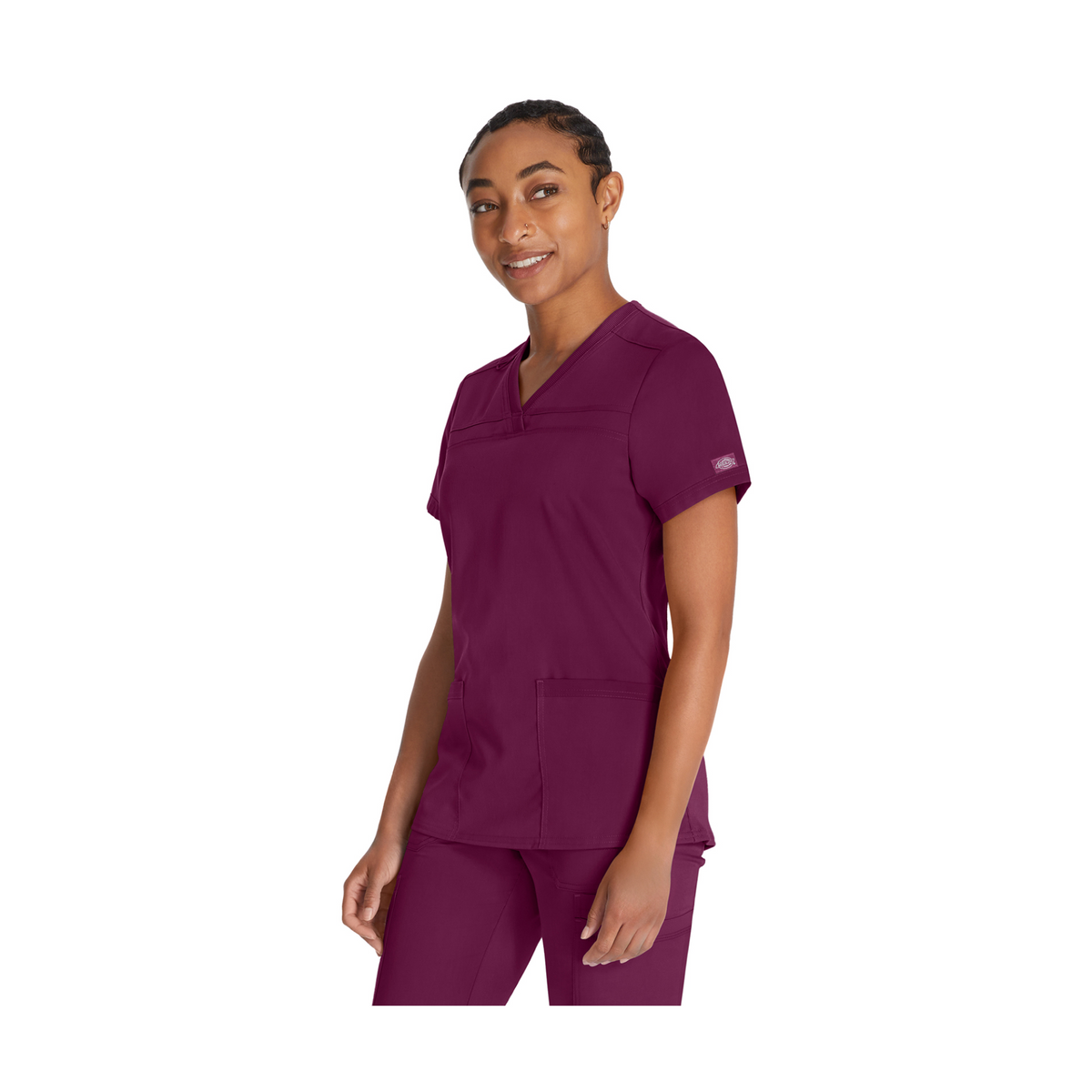 Caen - Tunique col V - Femme - Dickies - My Médical