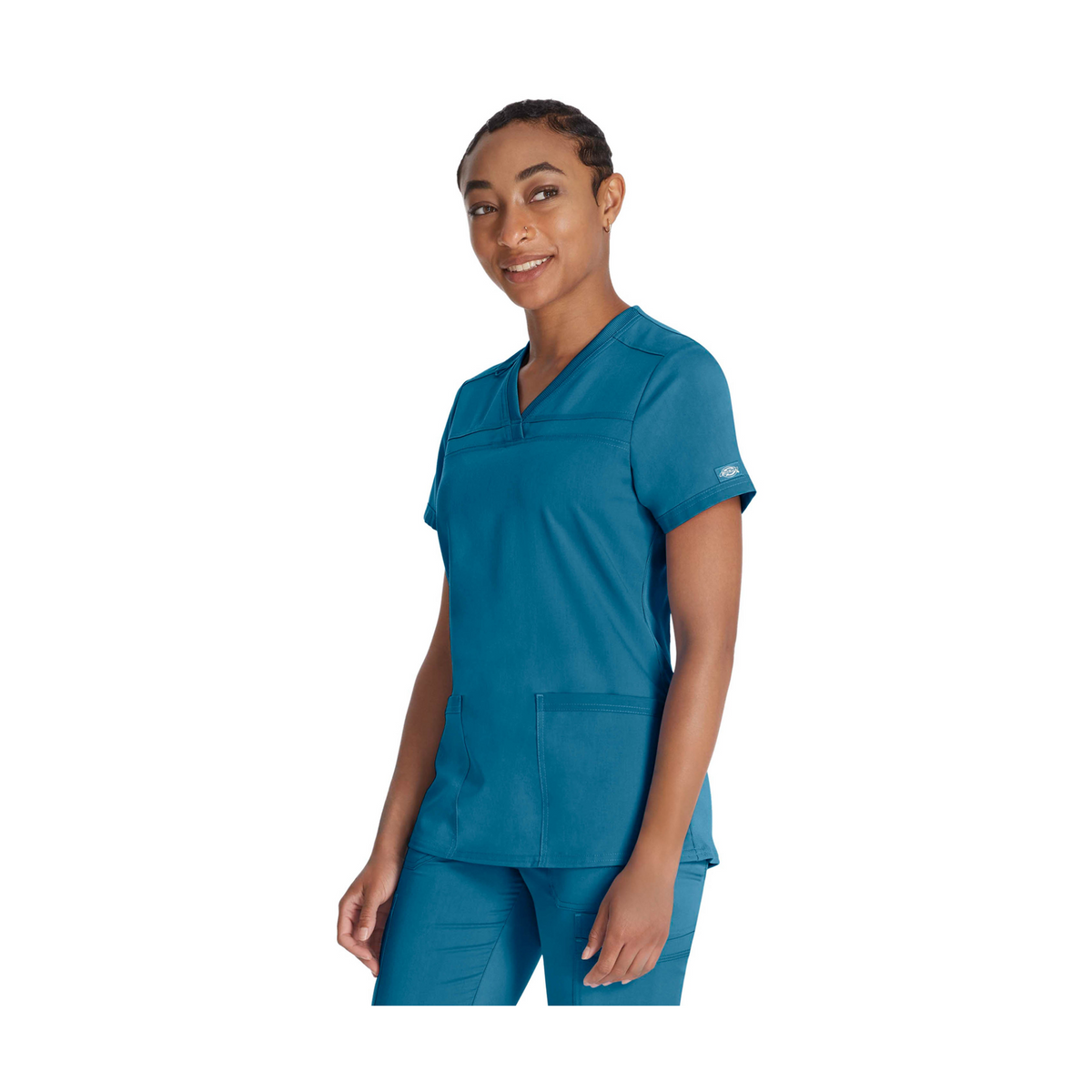 Caen - Tunique col V - Femme - Dickies - My Médical