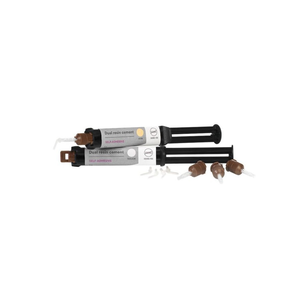 Ciment de résine dual - 1 seringue de 8g - 2 teintes - Proclinic Expert - My Médical