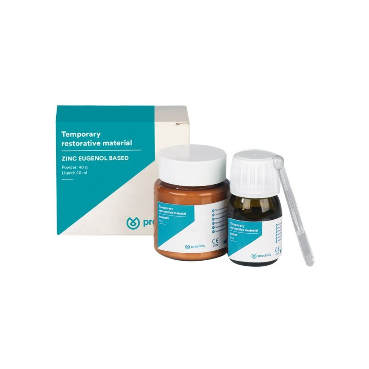 Ciment de restauration provisoire - 40g - Proclinic Expert