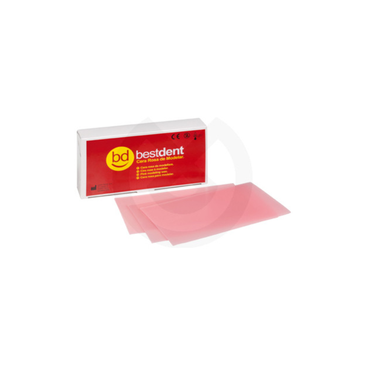 Cire à Articuler Dure - Rose - 20 plaques (450 g) - Bestdent - My Médical