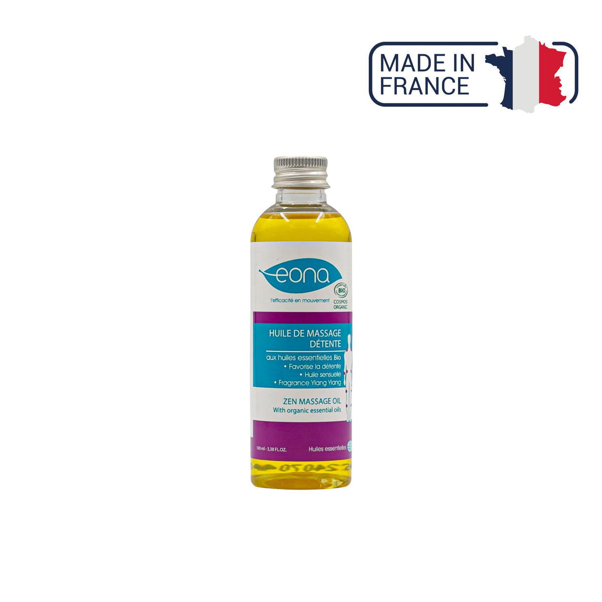 Huile de massage - Détente - Bio - 2 contenances - Eona - My Médical