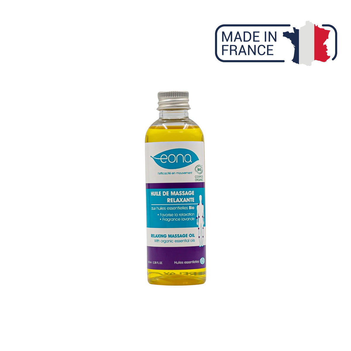 Huile de massage - Relaxante - Bio - 2 contenances - Eona - My Médical