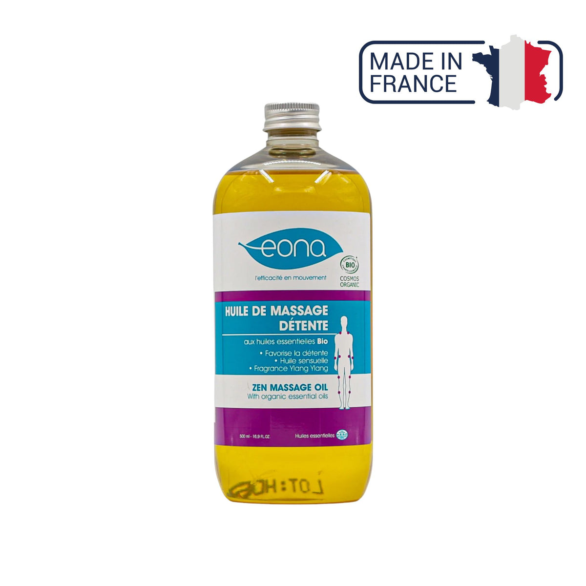 Huile de massage - Détente - Bio - 2 contenances - Eona - My Médical