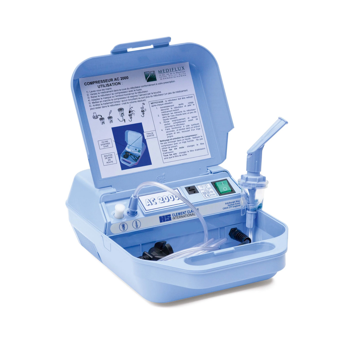 Compresseur Nébuliseur AC 2000 - Mediflux - My Médical