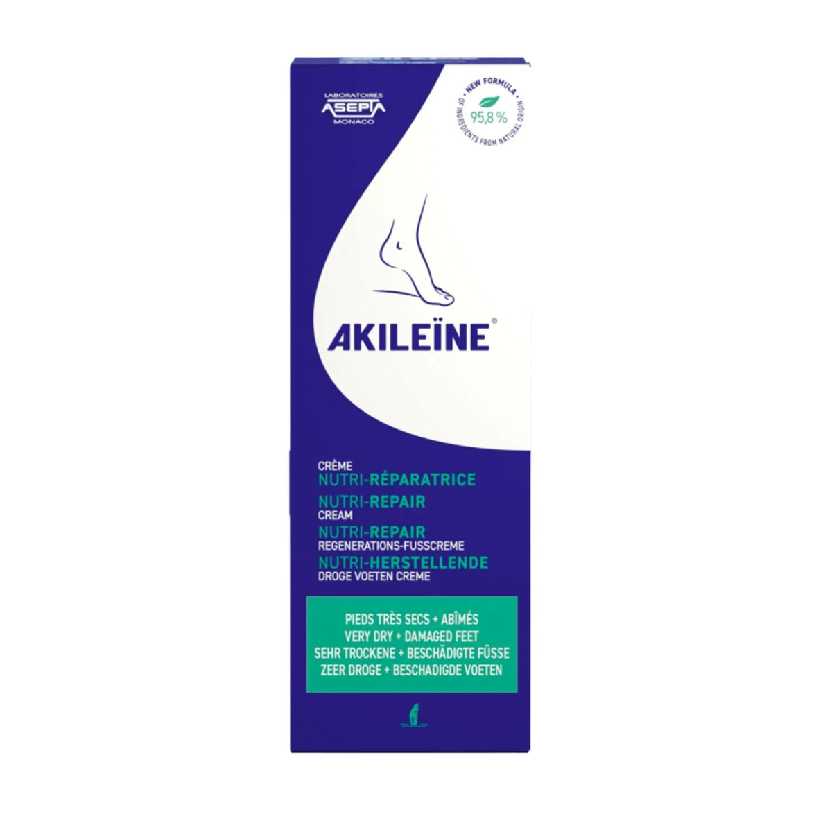 Crème nutri-réparatrice Pieds Secs - Akileine Akileïne  100-ml