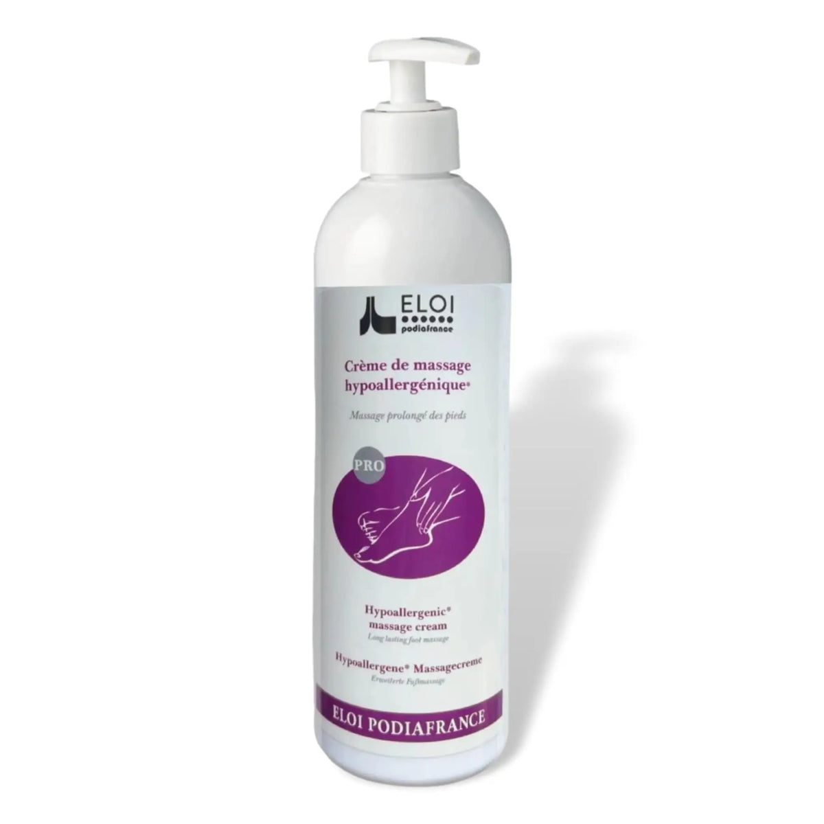 Crème neutre de massage hydratante hypoallergénique - 500 ml - Eloi - My Médical