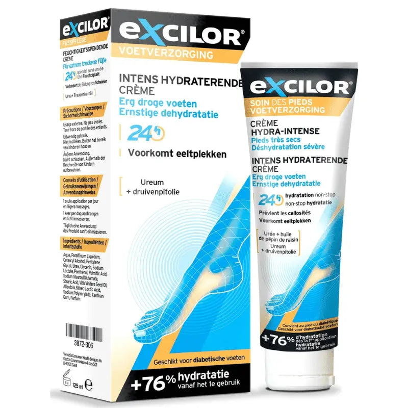 Crème pieds secs 125ml - Excilor Excilor 