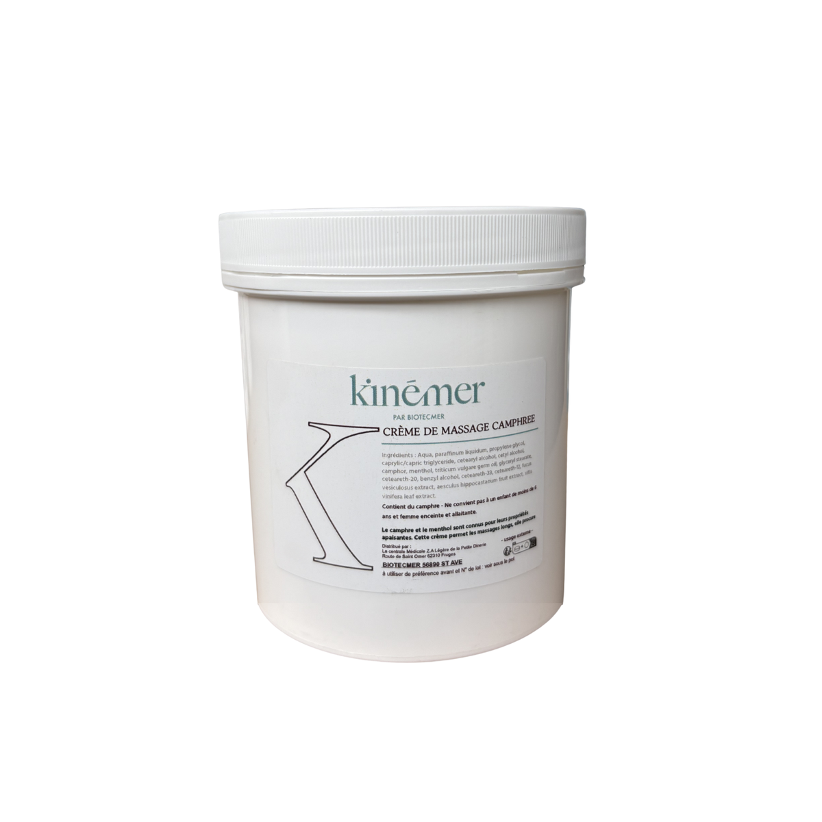 Creme Massage Camphree - Kinémer - Biotecmer - My Médical