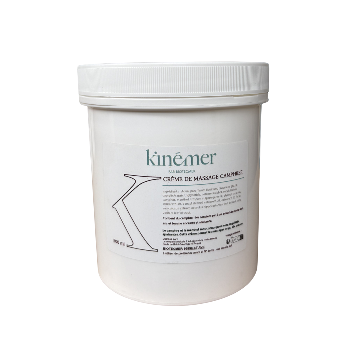 Creme Massage Camphree - Kinémer - Biotecmer - My Médical