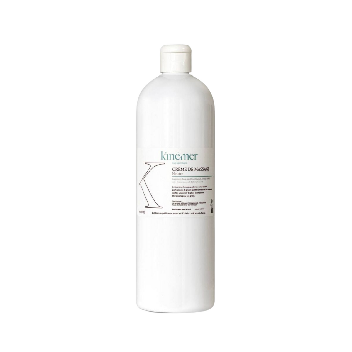 Creme Massage Neutre Kine Mass - Kinémer - Biotecmer - My Médical