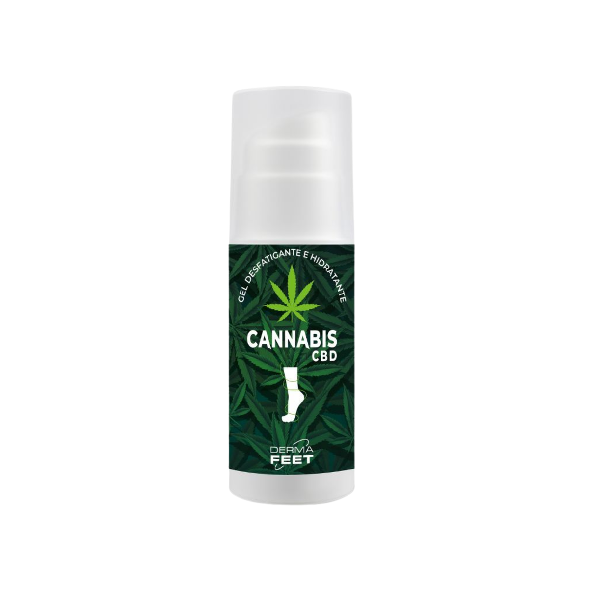 Crème hydratante, apaisante et tonifiante Dermafeet CBD - 60 ml - Herbitas - My Médical