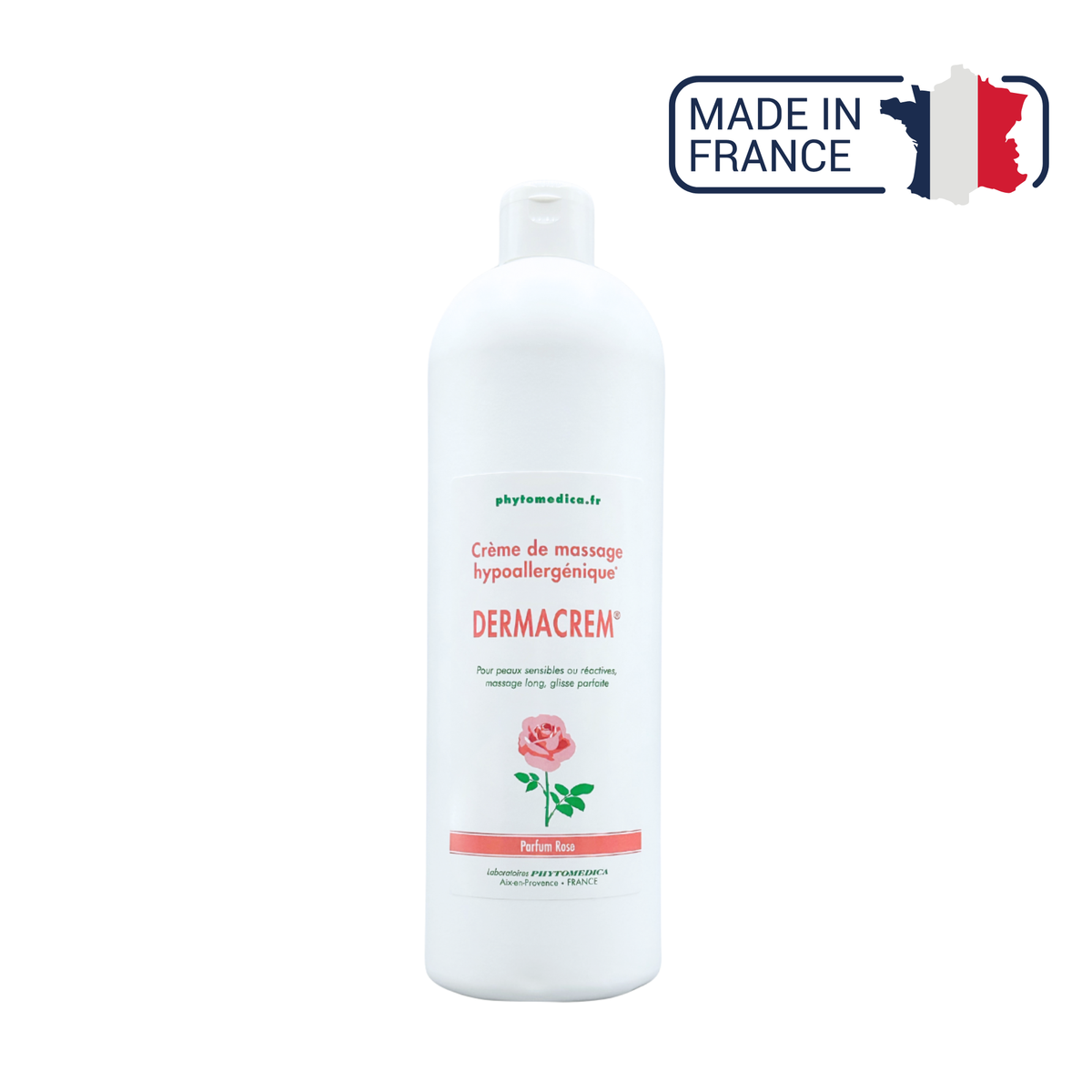 Dermacrem® - Crème de massage neutre hypoallergénique - Parfum Rose - Phytomedica Laboratoires Phytomedica 