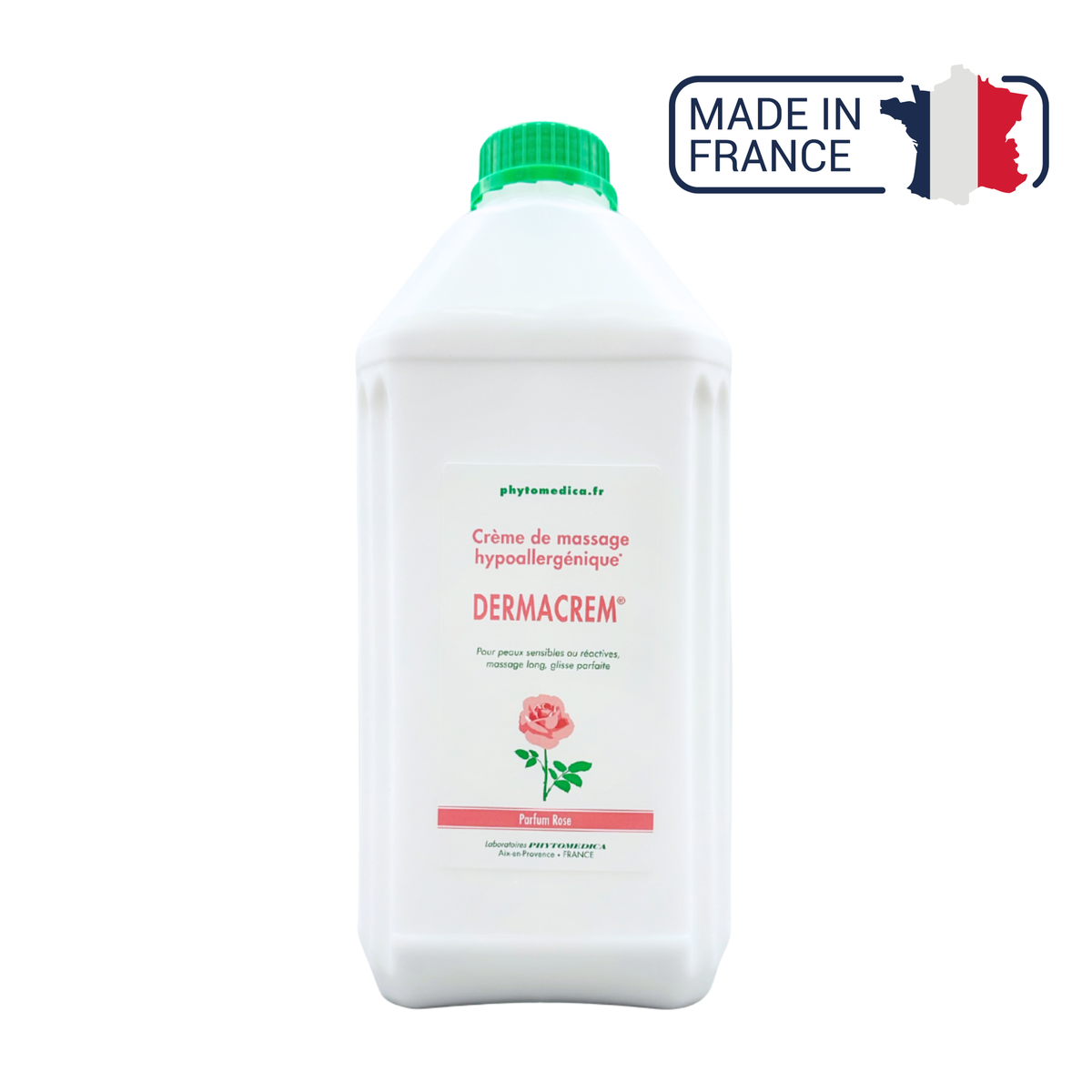 Dermacrem® - Crème de massage neutre hypoallergénique - Parfum Rose - Phytomedica Laboratoires Phytomedica 