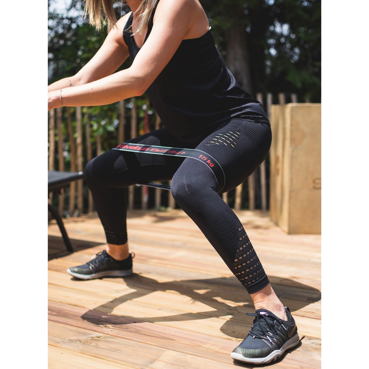 Elasti'ring® Noir 33 cm - 15 kg - Sveltus - My Médical