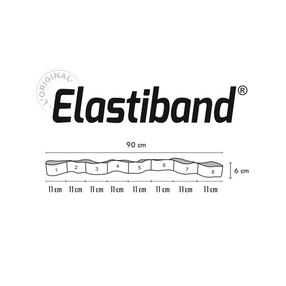 Elastiband® Bleu vrac 90 cm - 20 kg - Sveltus - My Médical