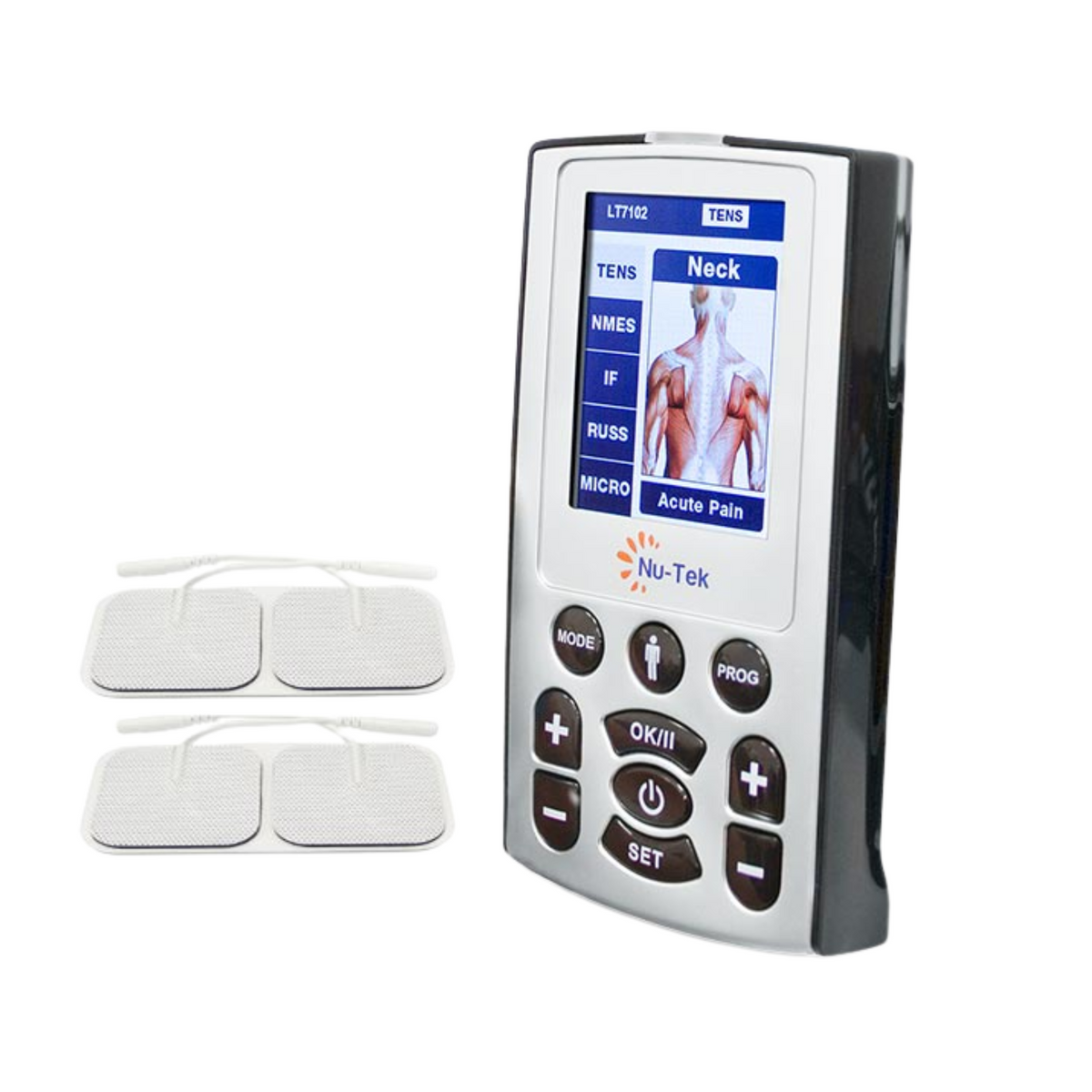 Électrostimulateur Professionnel - Tens/Ems/Ifc/Rus/Mes - 2 canaux - 90 programmes - My Médical