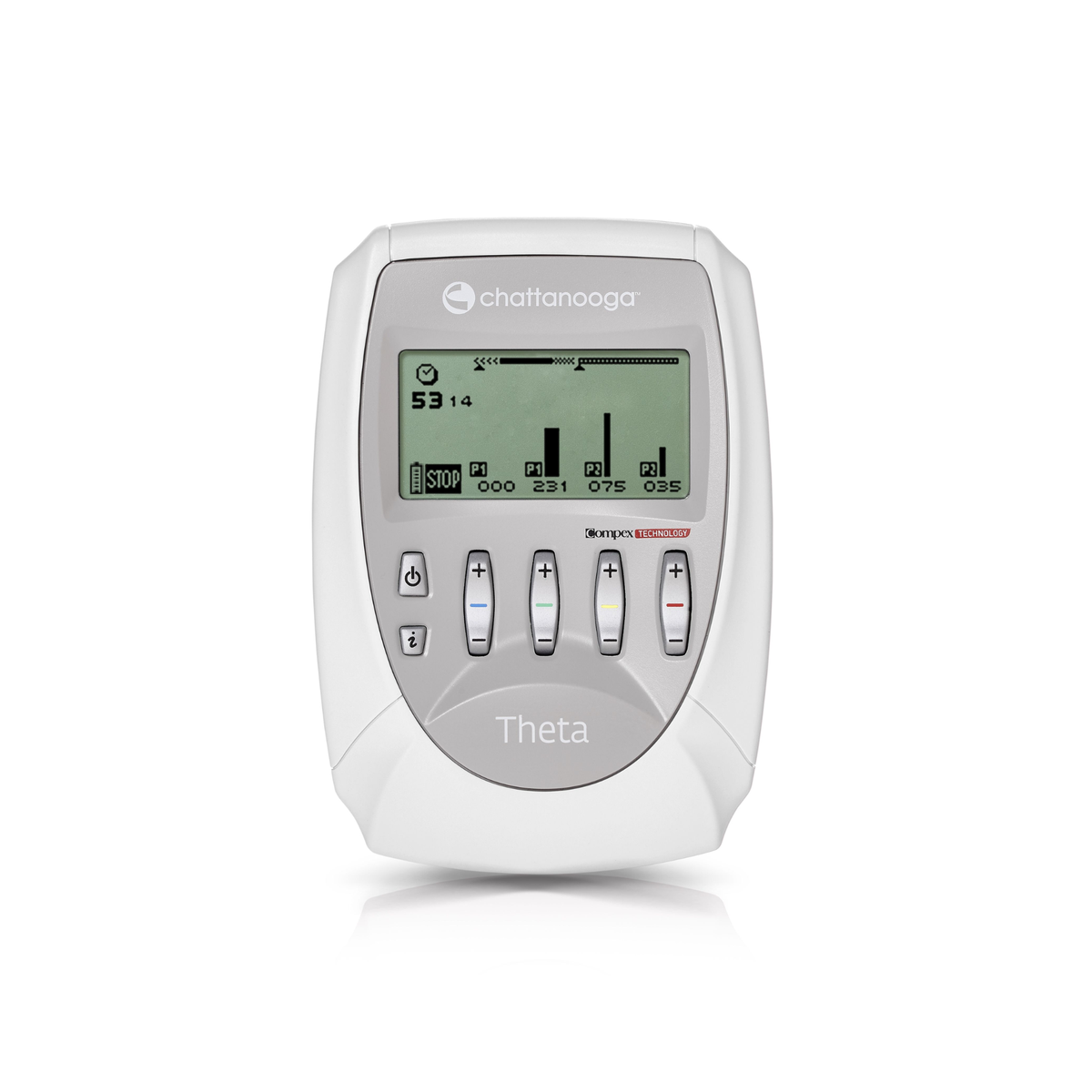 Électrostimulateur Theta Chattanooga® - Tens/Ems - 4 canaux - 63 programmes - My Médical
